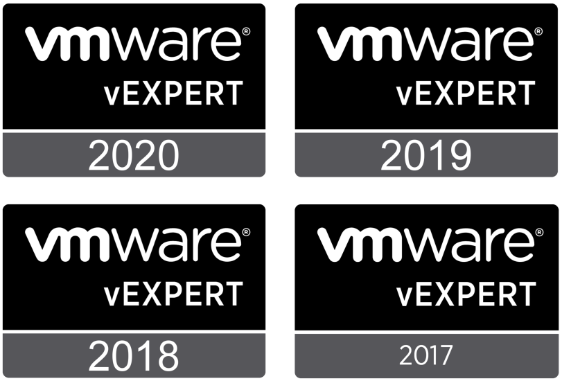 vExpert 2017-2020